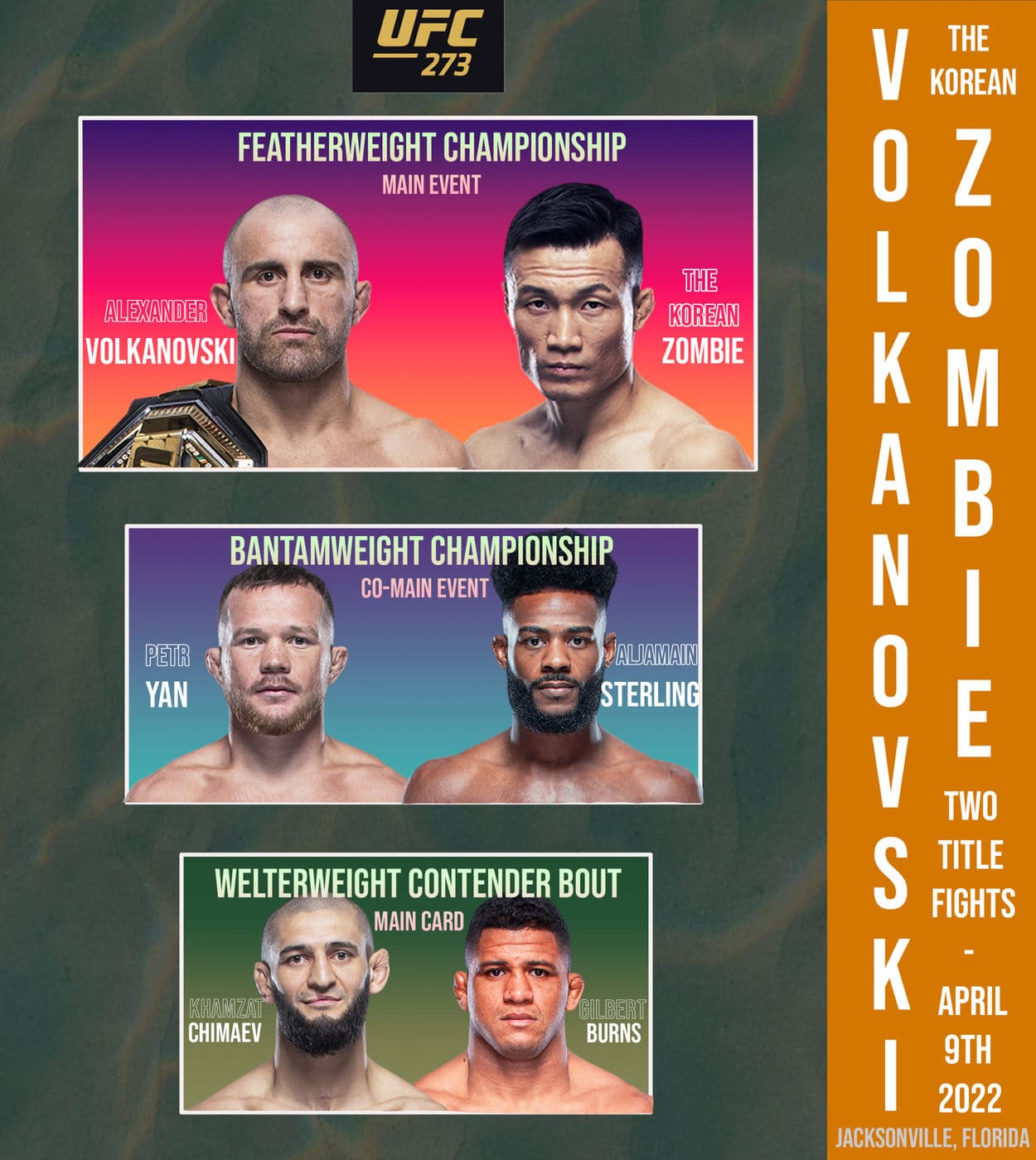 UFC 273 Preview Main KZSC Santa Cruz