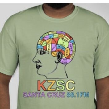 Protected: KZSC On The Brain T-shirt – Staff Sale
